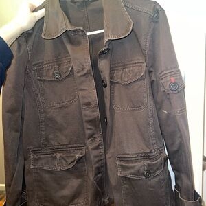 J. Crew Dark Brown Military Field Jacket